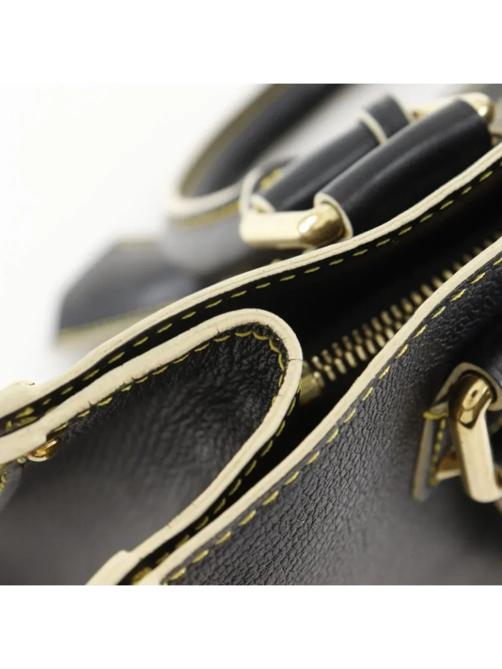 Louis Vuitton Faburo Suhali Goatskin Noir Black Tote
